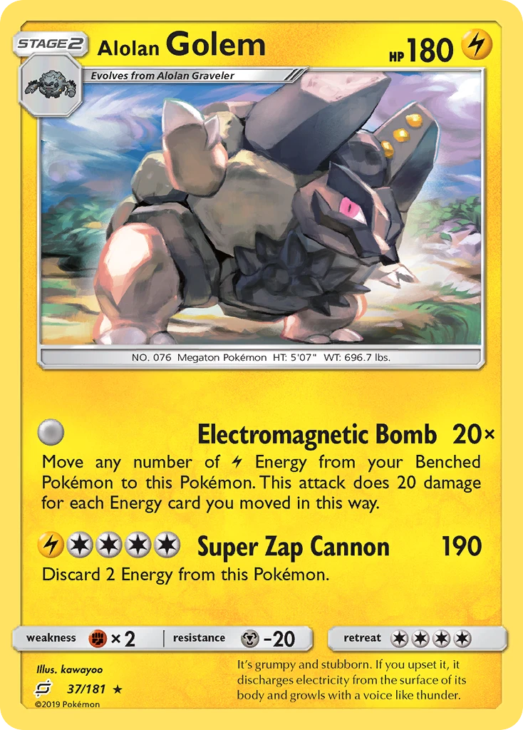 Alolan Golem, 037/181