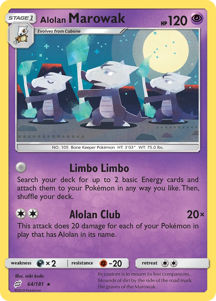 Alolan Marowak, 064/181