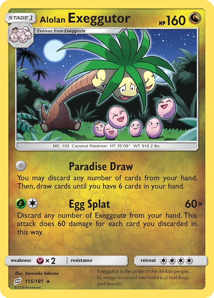 Alolan Exeggutor, 115/181