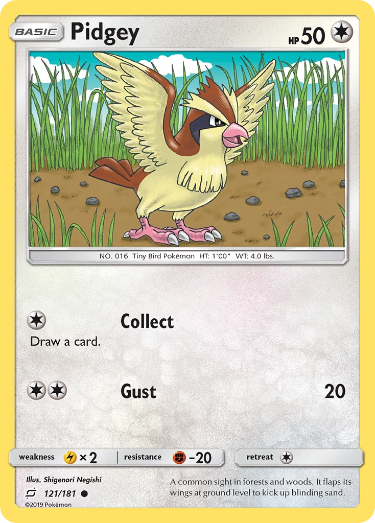 Pidgey, 121/181