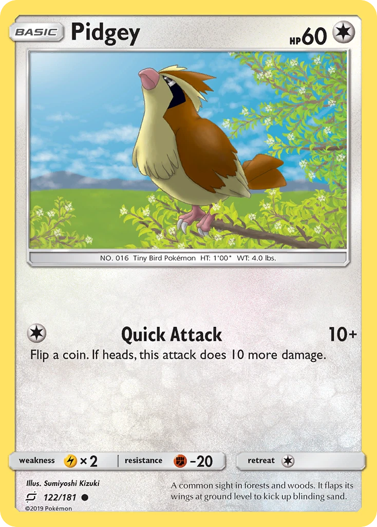 Pidgey, 122/181
