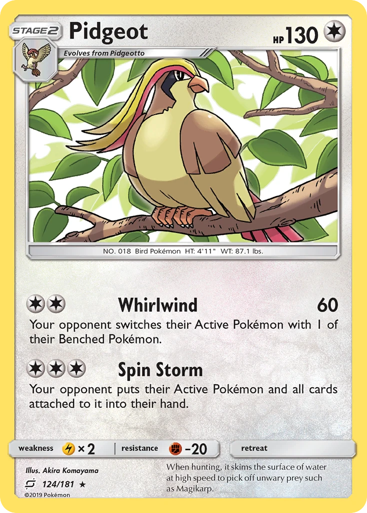 Pidgeot, 124/181