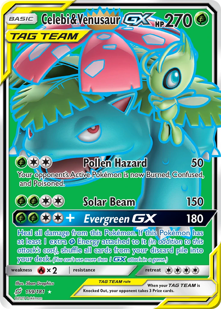 Celebi & Venusaur-GX, 159/181