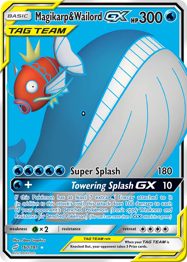 Magikarp & Wailord-GX, 160/181