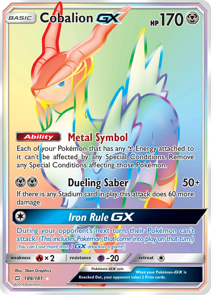 Cobalion-GX, 189/181