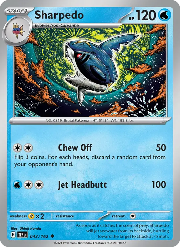 Sharpedo, 043/162