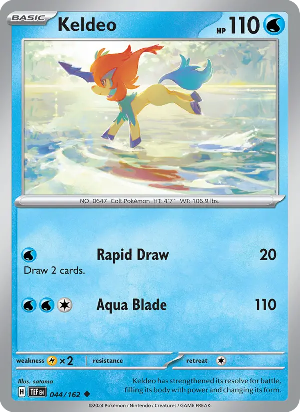 Keldeo, 044/162