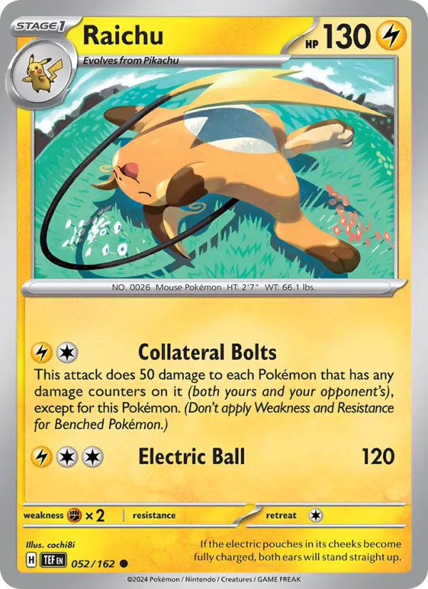 Raichu, 052/162