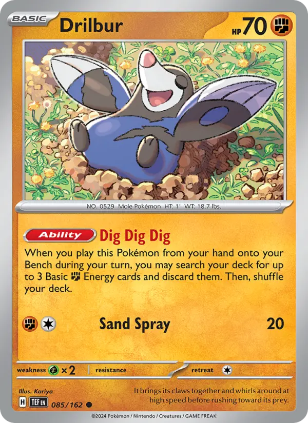Drilbur, 085/162