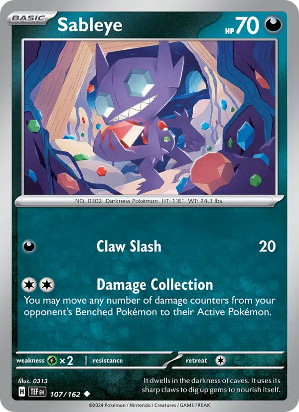 Sableye, 107/162