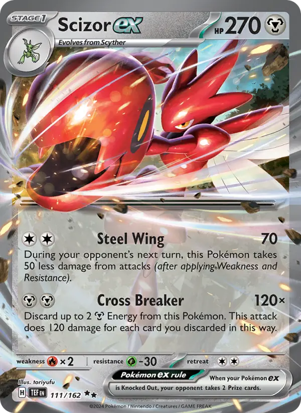 Scizor ex, 111/162
