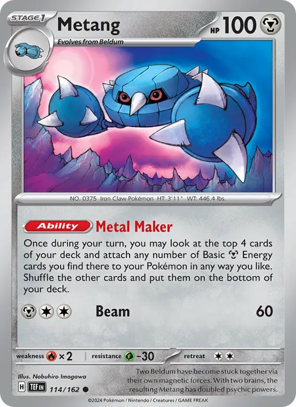 Metang, 114/162