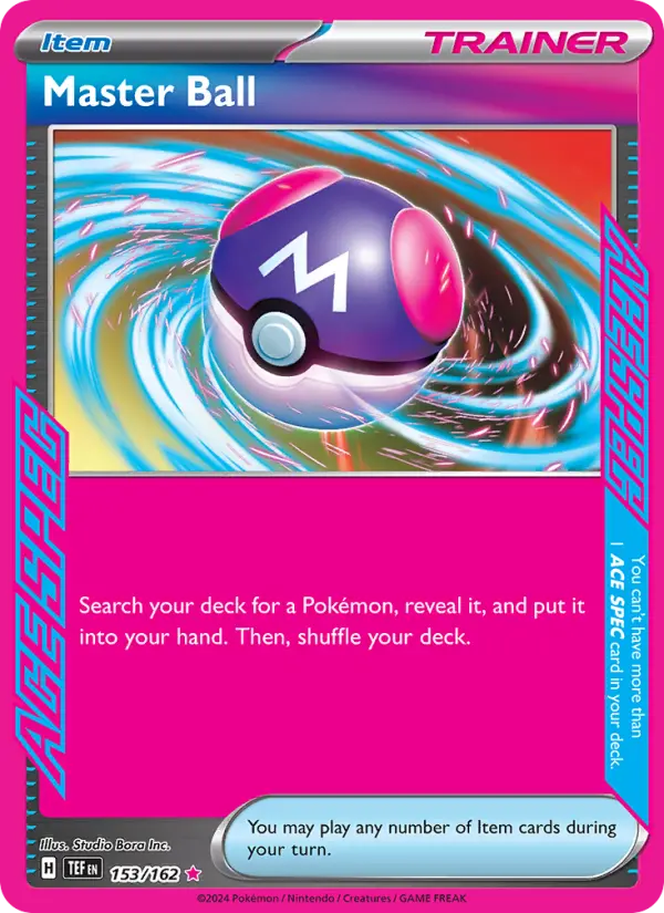 Master Ball, 153/162