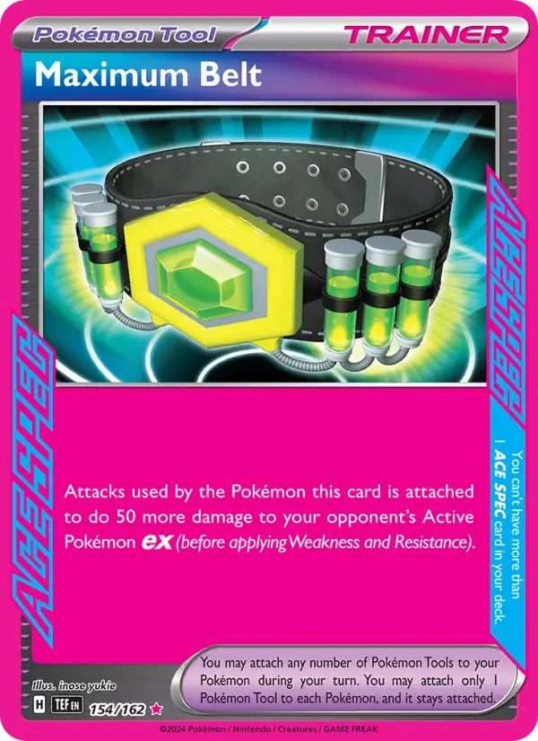 Maximum Belt, 154/162