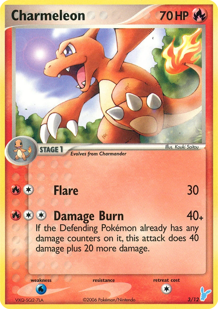 Charmeleon, 3/12