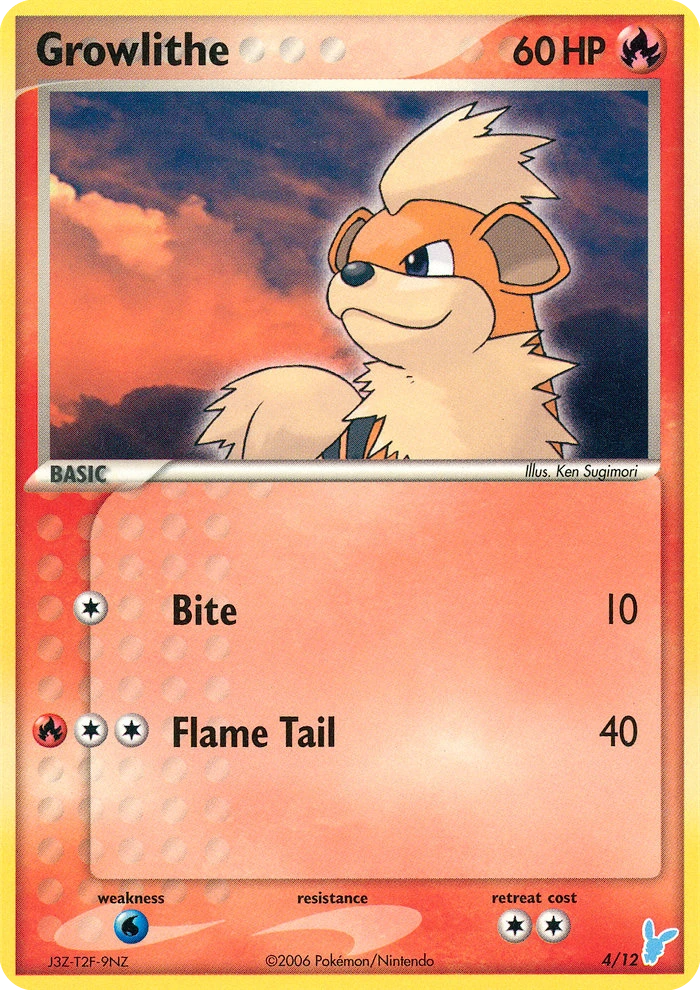 Growlithe, 4/12