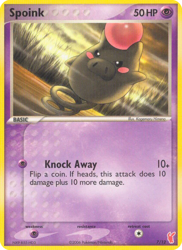 Spoink, 7/12