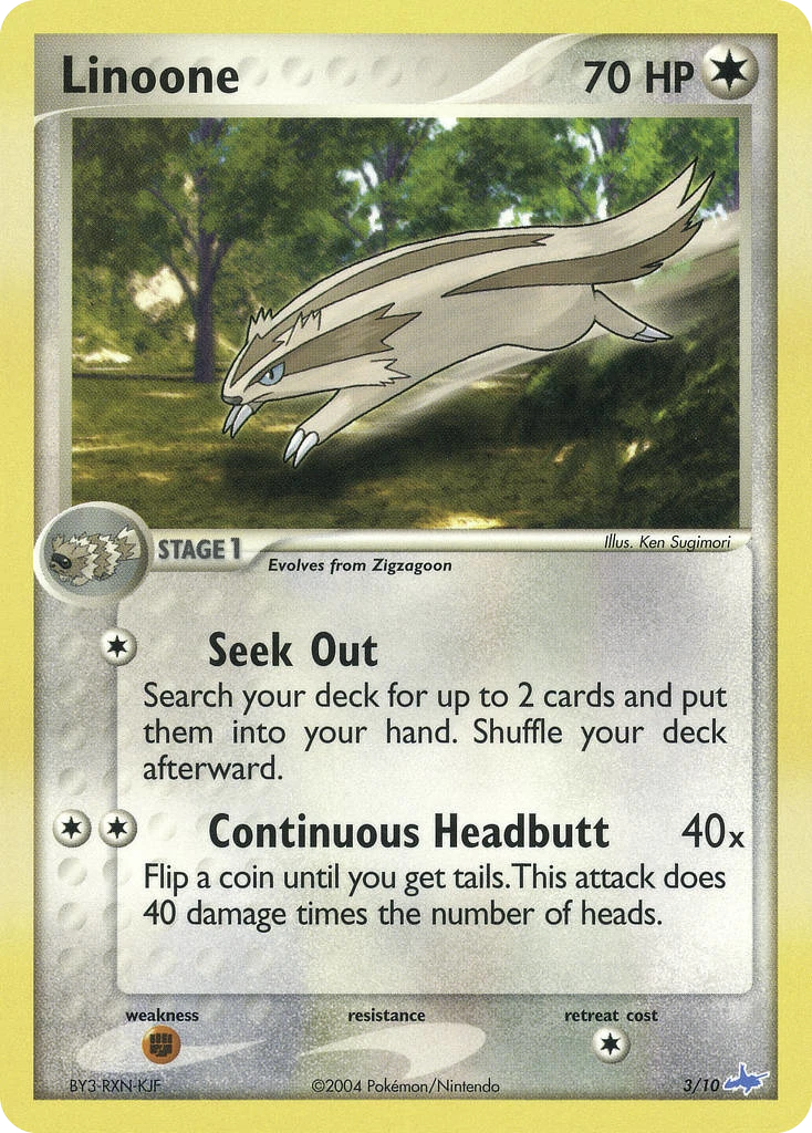 Linoone, 3/10