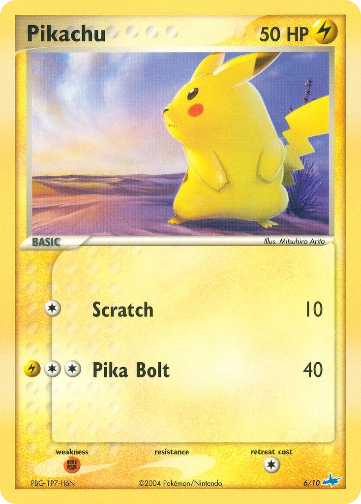 Pikachu, 6/10