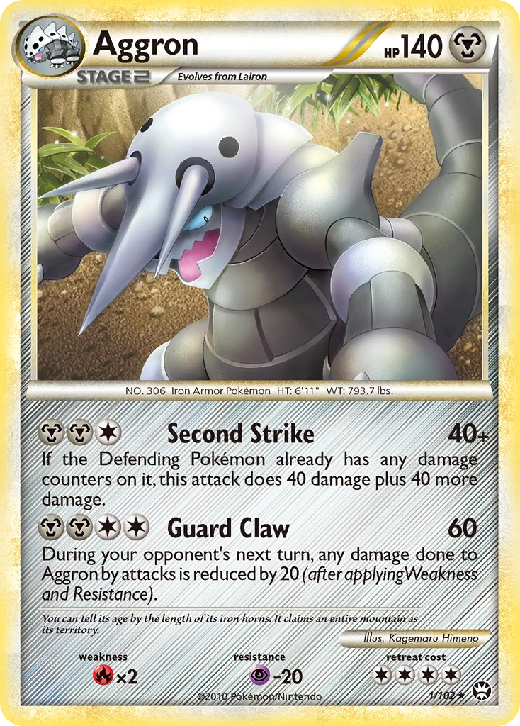 Aggron, 001/102