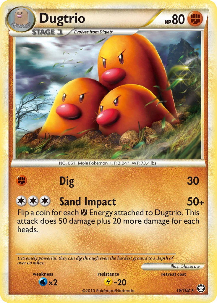 Dugtrio, 019/102