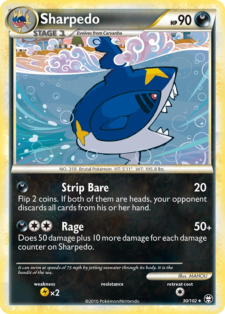 Sharpedo, 030/102