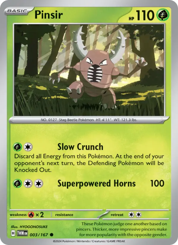 Pinsir, 003/167