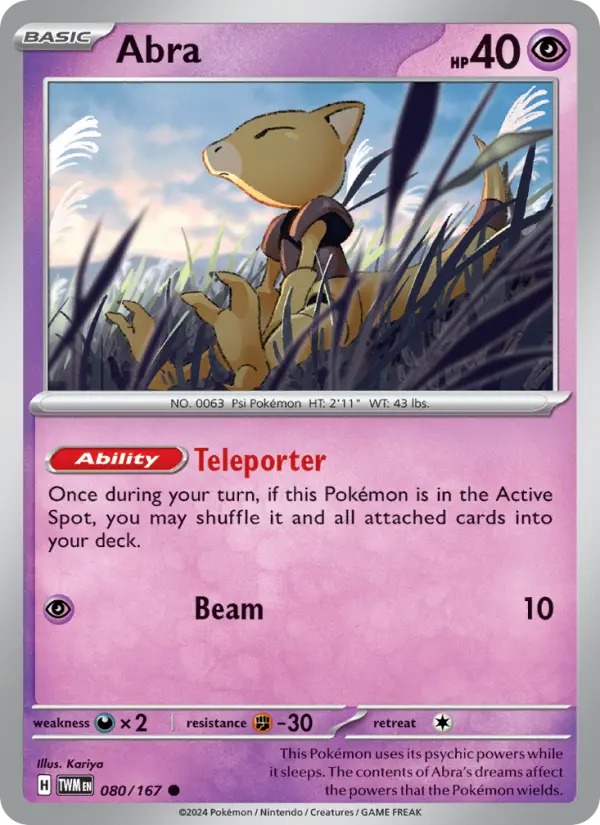 Abra, 080/167