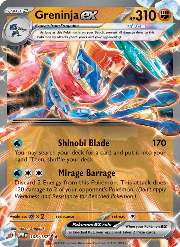 Greninja ex, 106/167