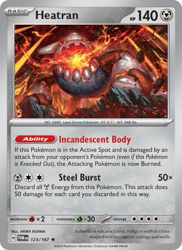 Heatran, 123/167