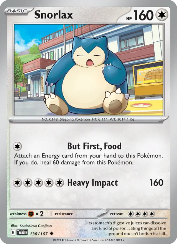 Snorlax, 136/167