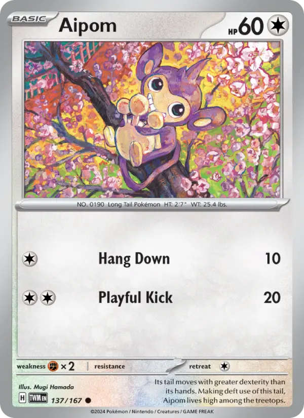 Aipom, 137/167