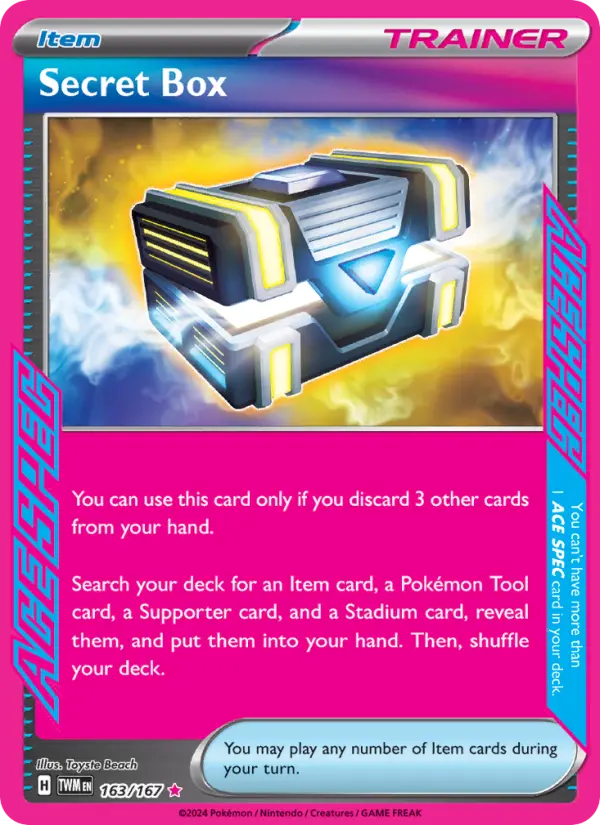 Secret Box, 163/167