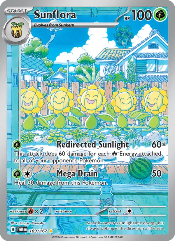 Sunflora, 169/167