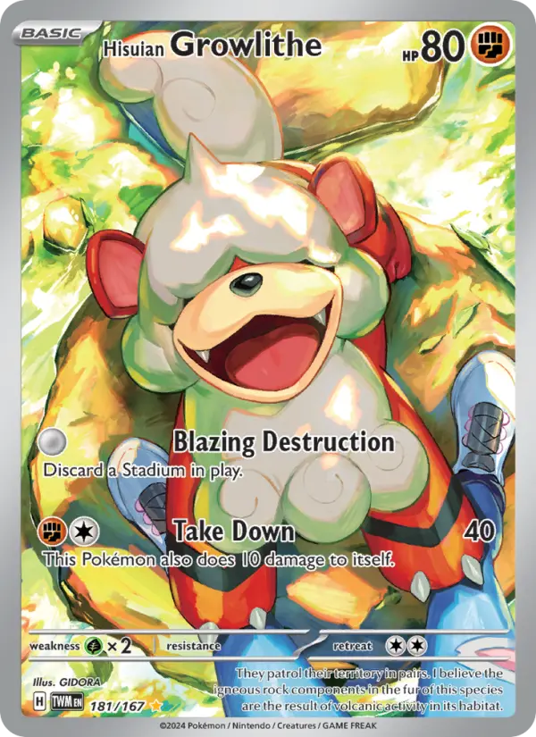 Hisuian Growlithe, 181/167