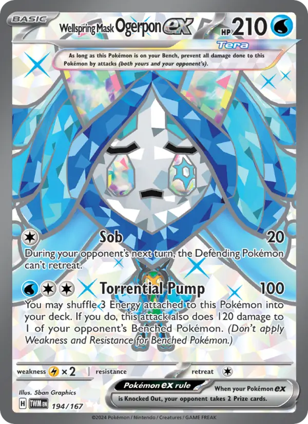 Wellspring Mask Ogerpon ex, 194/167