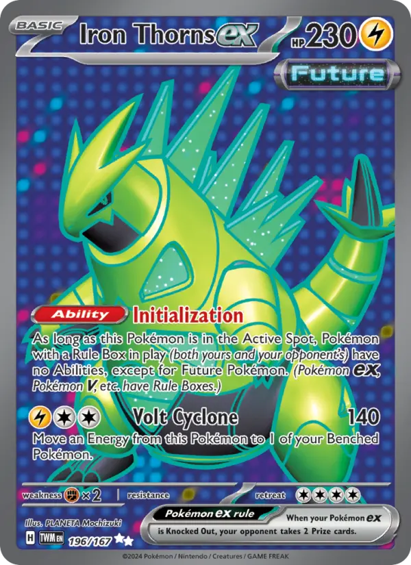 Iron Thorns ex, 196/167