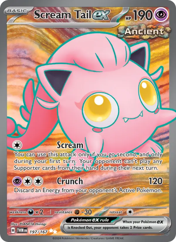 Scream Tail ex, 197/167