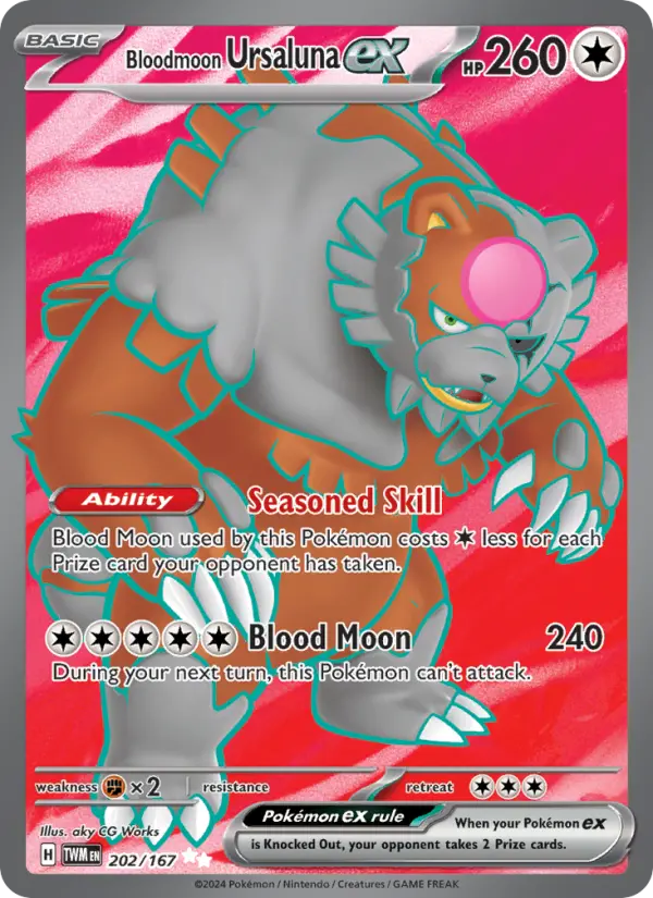 Bloodmoon Ursaluna ex, 202/167