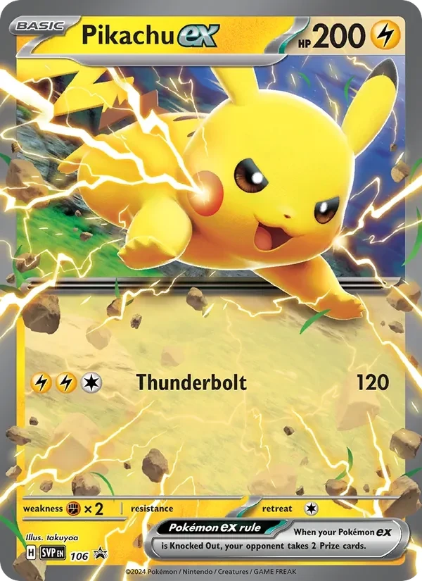 Pikachu ex, SVP106