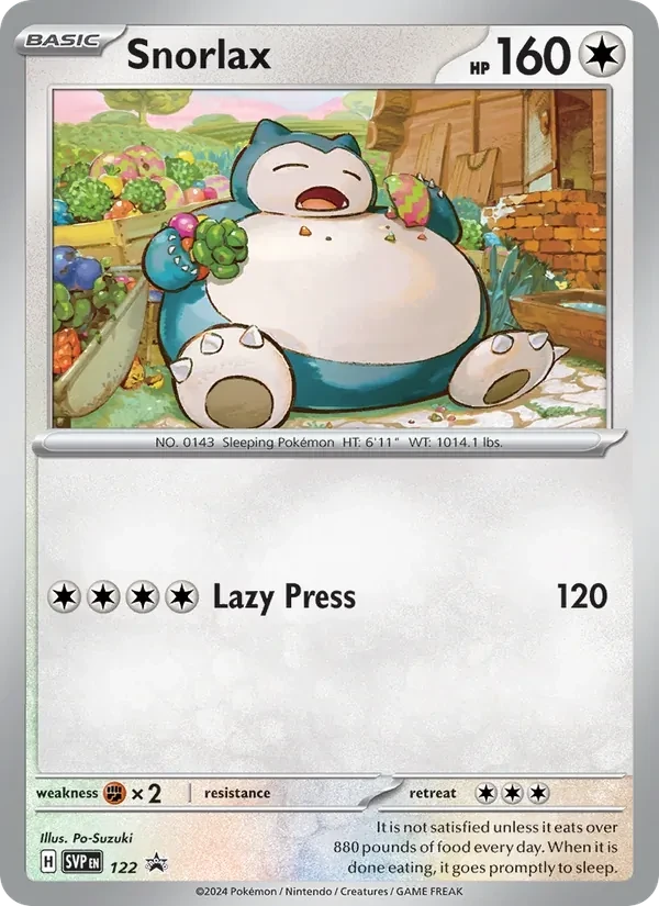 Snorlax, SVP122