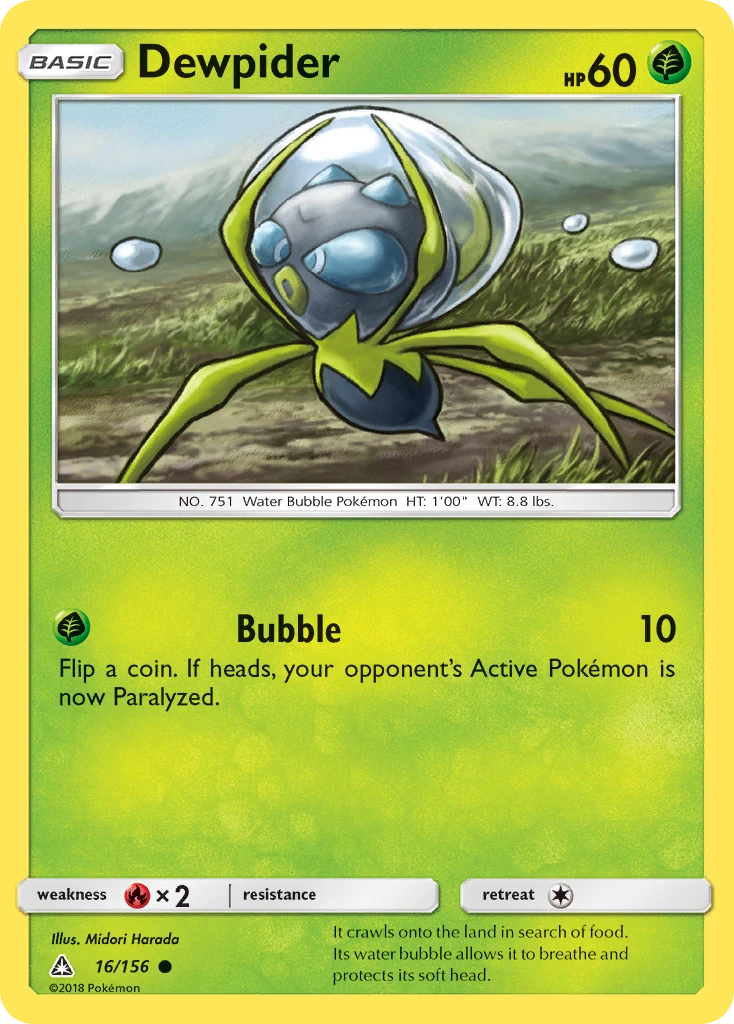 Dewpider, 016/156