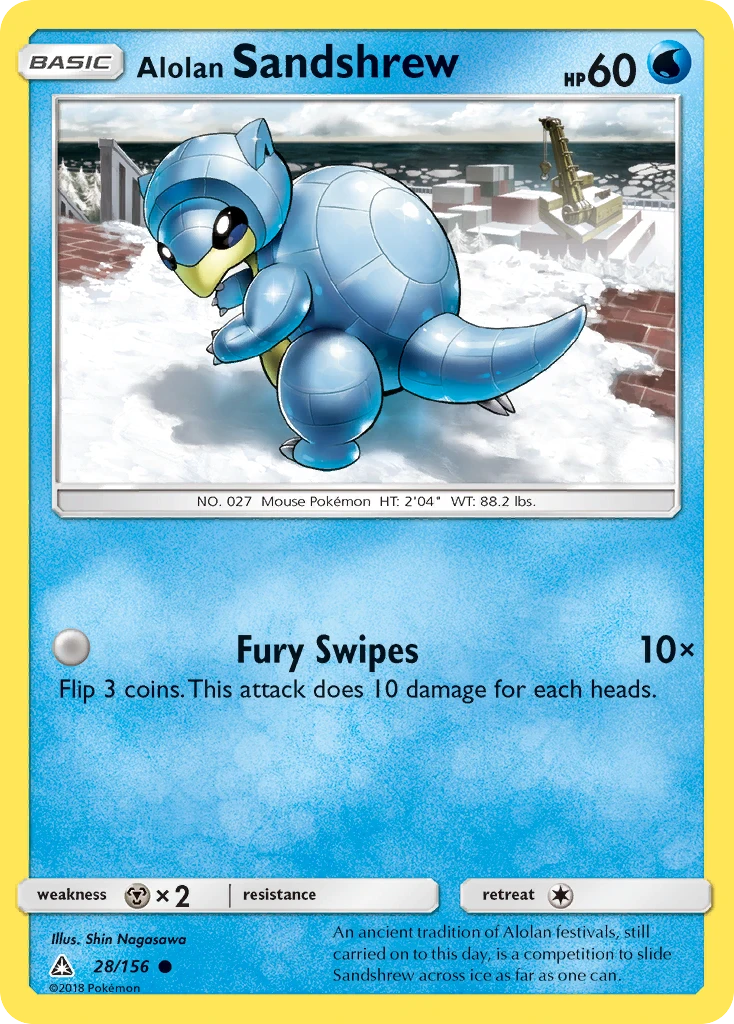 Alolan Sandshrew, 028/156