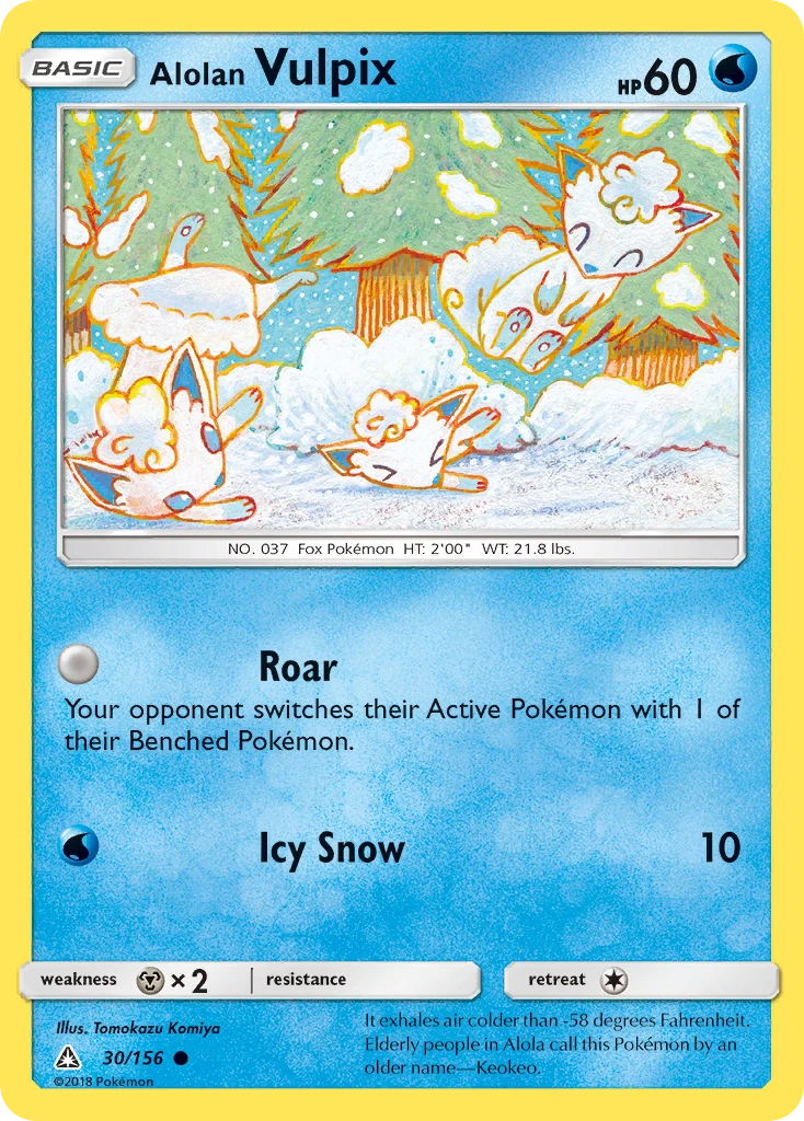 Alolan Vulpix, 030/156