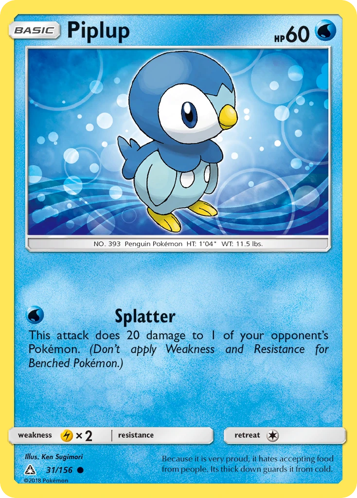Piplup, 031/156