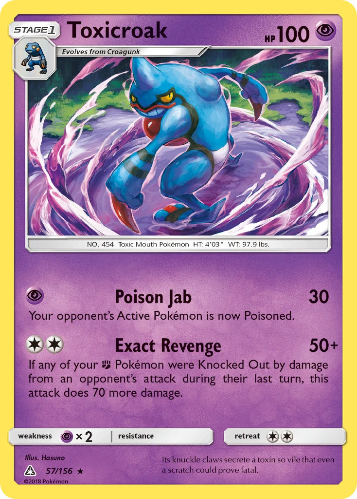 Toxicroak, 057/156