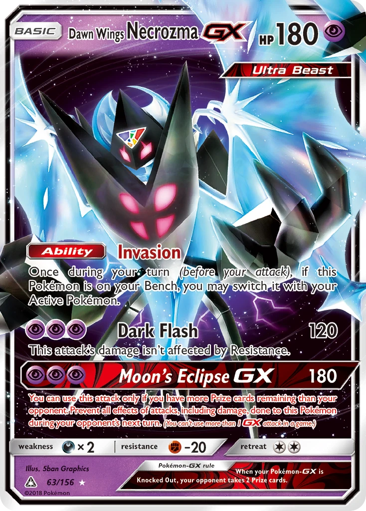 Dawn Wings Necrozma-GX, 063/156