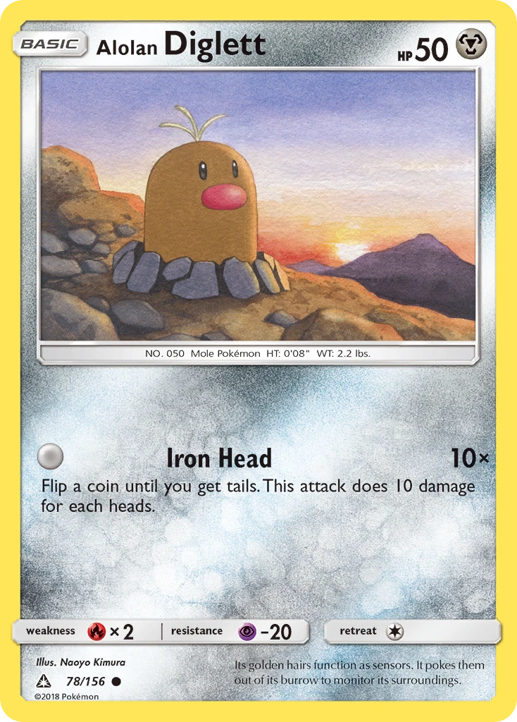 Alolan Diglett, 078/156