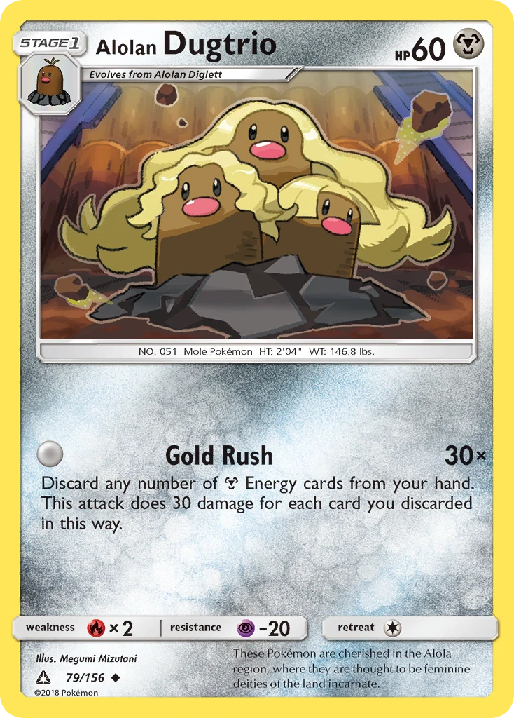 Alolan Dugtrio, 079/156