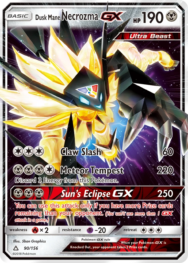 Dusk Mane Necrozma-GX, 090/156